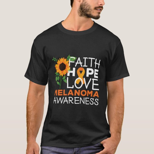 Camiseta Conciencia sobre el melanoma (Anverso)