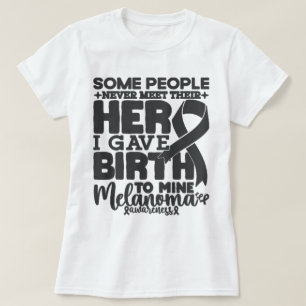 Camiseta Conciencia sobre el melanoma, algunas personas nun