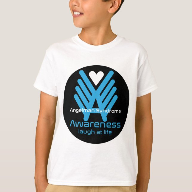 Camiseta Conciencia sobre el síndrome de Angleman (Anverso)