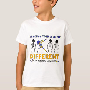 Camiseta Conciencia sobre el síndrome de Down Está Bien Ser