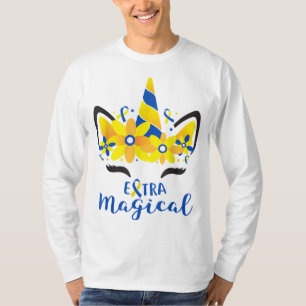Camiseta Conciencia sobre el síndrome de Down Mamá Chica de