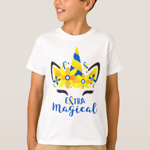 Camiseta Conciencia sobre el síndrome de Down Mamá Chica de