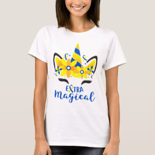 Camiseta Conciencia sobre el síndrome de Down Mamá Chica de