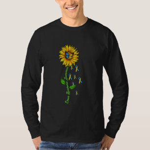 Camiseta Conciencia sobre el síndrome de Down Mariposa Guay