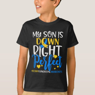 Camiseta Conciencia sobre el síndrome de Down Mi hijo está 