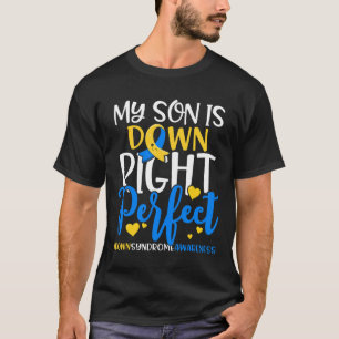 Camiseta Conciencia sobre el síndrome de Down Mi hijo está 