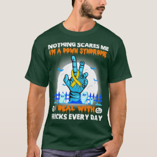 Camiseta Conciencia sobre el síndrome de Down Nada me asust