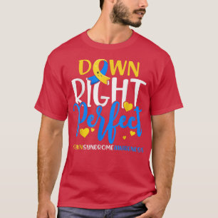 Camiseta Conciencia sobre el síndrome de Down Perfect781 