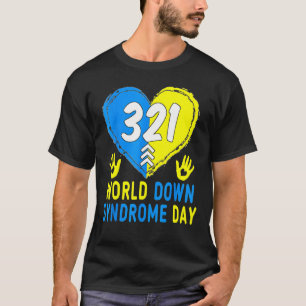 Camiseta Conciencia sobre el síndrome de Down World 21 del 