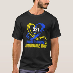 Camiseta Conciencia sobre el síndrome de Down World 21 del