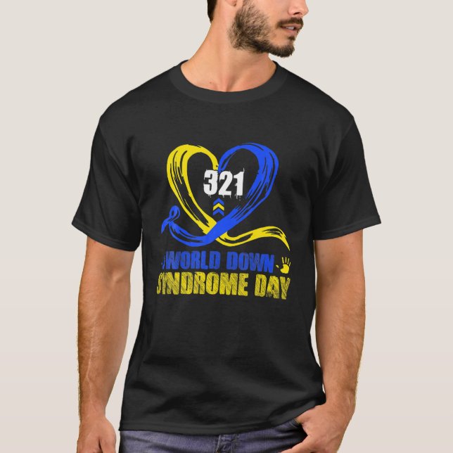 Camiseta Conciencia sobre el síndrome de Down World 21 del  (Anverso)