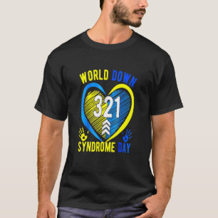 Camiseta Conciencia sobre el síndrome de Down World 21 del