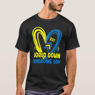 Camiseta Conciencia sobre el síndrome de Down World 21 del