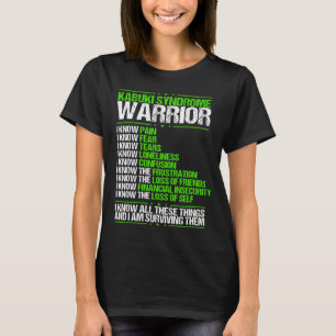 Camiseta Conciencia sobre el síndrome de Kabuki Conozco Dol