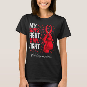 Camiseta Conciencia sobre el síndrome de la cinta roja son