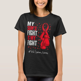 Camiseta Conciencia sobre el síndrome de la cinta roja son 
