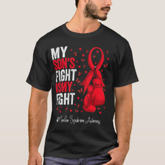 Camiseta Conciencia sobre el síndrome de la cinta roja son 