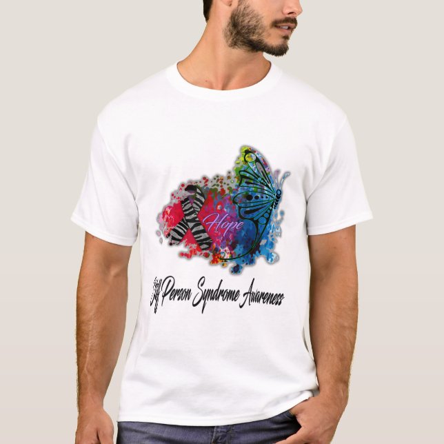 Camiseta Conciencia sobre el síndrome de la persona dura (Anverso)