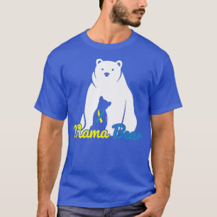 Camiseta Conciencia sobre el síndrome de Mama Bear Down T21