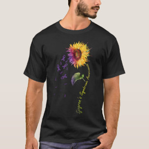 Camiseta Conciencia sobre el síndrome de Sjogren Girasol