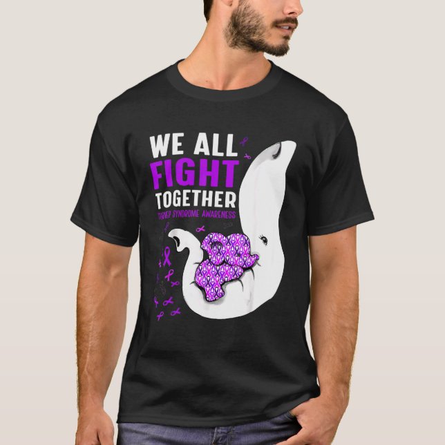 Camiseta Conciencia sobre el síndrome de Turner Todos lucha (Anverso)