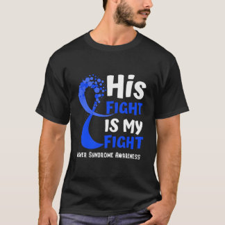 Camiseta Conciencia sobre el síndrome de Usher Cinta azul E