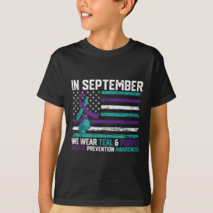 Camiseta Conciencia Sobre El Suicidio 2024 En Septiembre Us