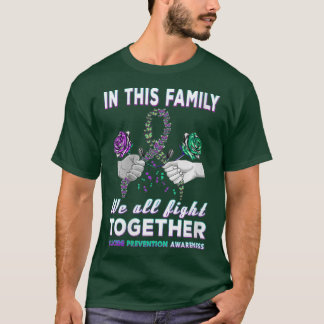Camiseta Conciencia Sobre El Suicidio De Las Mujeres En Est