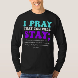 Camiseta Conciencia sobre el suicidio Isaiah 4110 Biblia cr