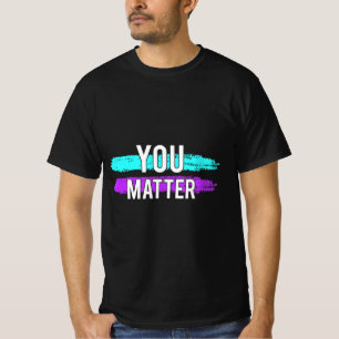Camiseta Conciencia sobre el suicidio: regalo de diseño par