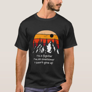 Camiseta Conciencia sobre el suicidio Soy Un Luchador Retro