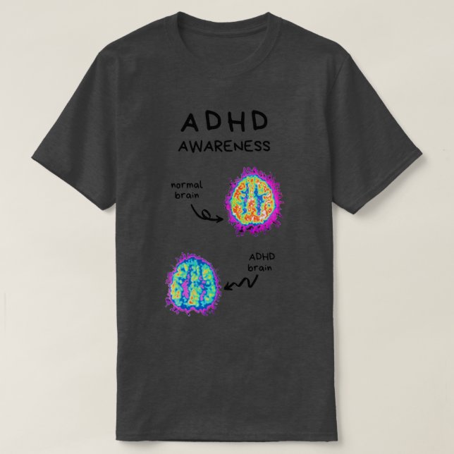 Camiseta Conciencia sobre el TDAH 13 (Diseño del anverso)