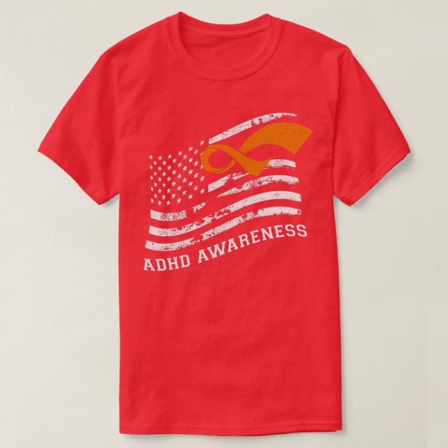 Camiseta Conciencia sobre el TDAH 7 (Diseño del anverso)