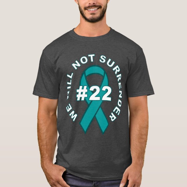 CAMISETA CONCIENCIA SOBRE EL TEPT | NO NOS RENDIREMOS (Anverso)