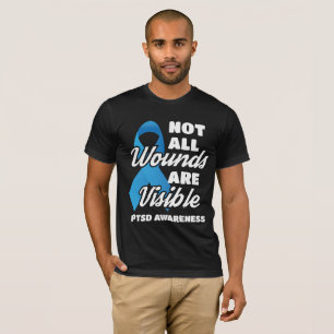 Camiseta Conciencia sobre el TEPT No Todas Las Heridas Son 