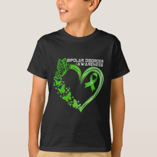 Camiseta Conciencia sobre el trastorno bipolar de las mujer