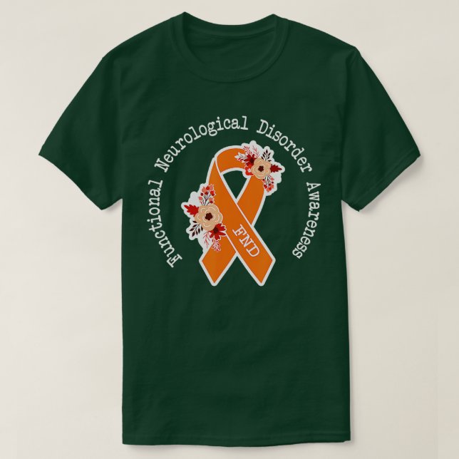 Camiseta Conciencia sobre el trastorno neurológico funciona (Diseño del anverso)