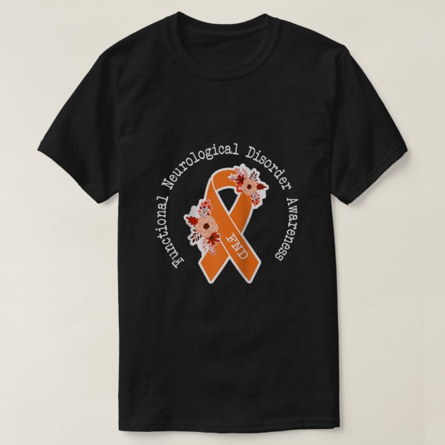 Camiseta Conciencia sobre el trastorno neurológico funciona (Diseño del anverso)