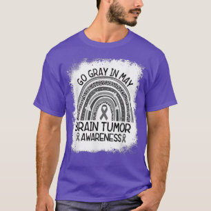 Camiseta Conciencia Sobre El Tumor Del Cáncer De Cerebro Se