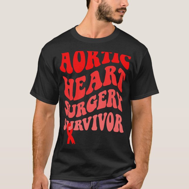 Camiseta Conciencia sobre enfermedades cardíacas Cirugía ca (Anverso)