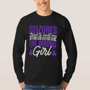 Camiseta Conciencia sobre epilepsia Trastorno de convulsion