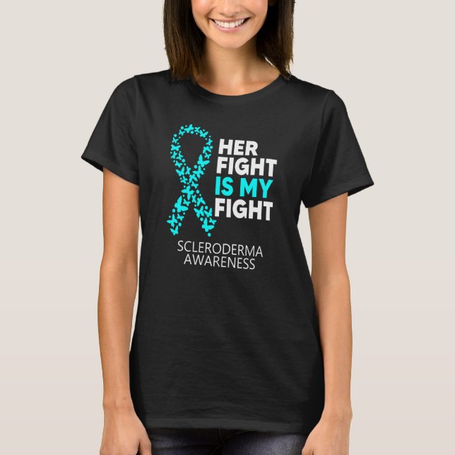 Camiseta Conciencia sobre escleroderma su lucha es mi lucha (Anverso)