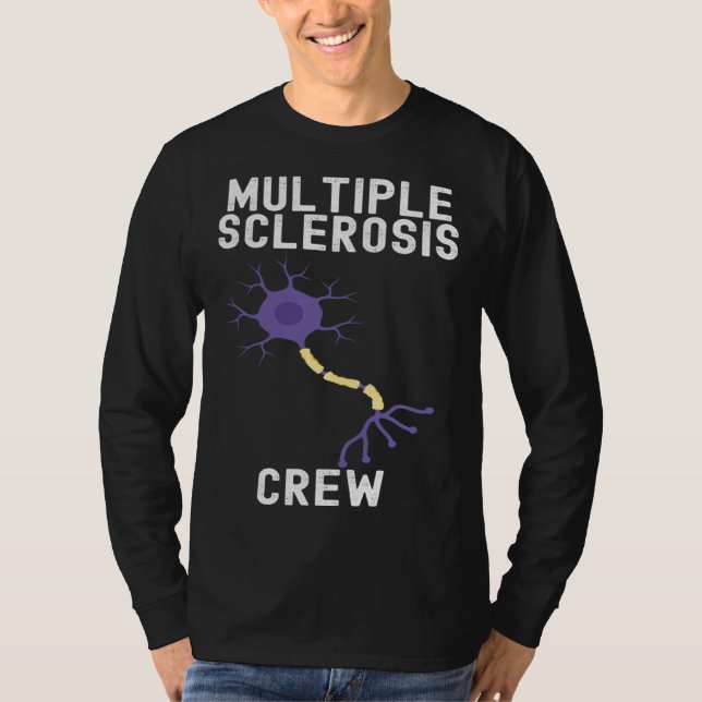 Camiseta Conciencia sobre Esclerosis Múltiple Citas Lindas  (Anverso)