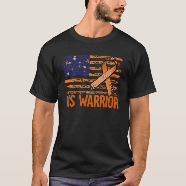 Camiseta Conciencia sobre esclerosis múltiple MS Warrior (Anverso)