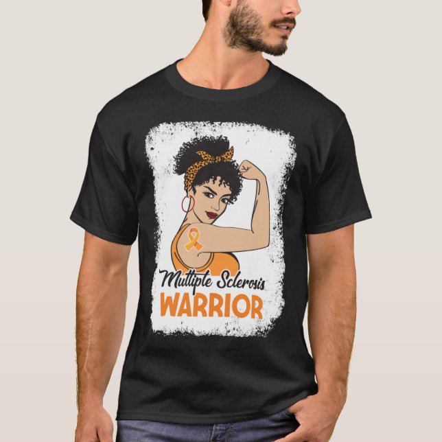 Camiseta Conciencia sobre esclerosis múltiple MS Warrior Na (Anverso)