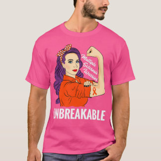 Camiseta Conciencia sobre esclerosis múltiple MS Warrior Un
