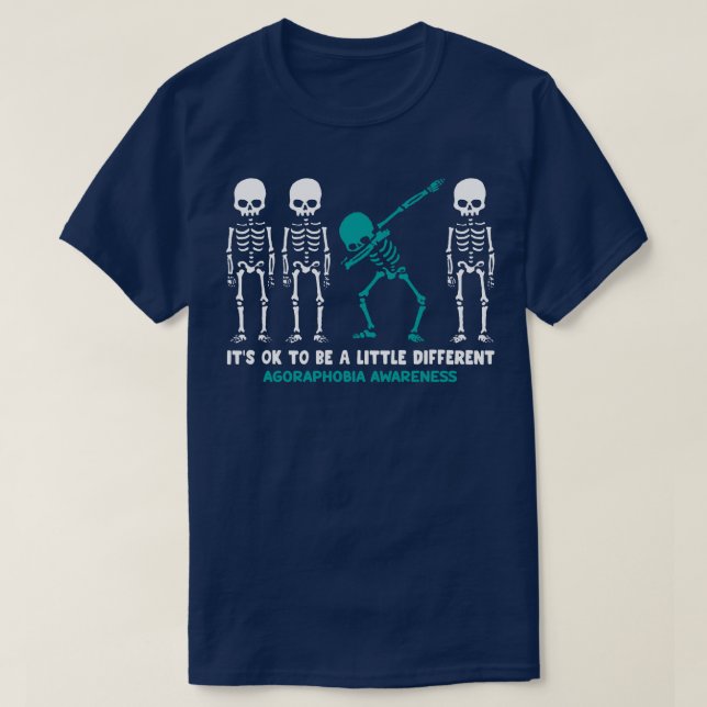 Camiseta Conciencia Sobre La Agorafobia Es Bueno Ser Un Poc (Diseño del anverso)
