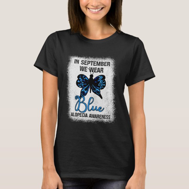 Camiseta Conciencia Sobre La Alopecia En Septiembre Usamos  (Anverso)