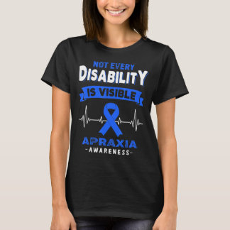 Camiseta Conciencia sobre la apraxia No Todas Las Discapaci