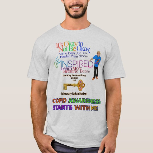 CAMISETA CONCIENCIA SOBRE LA COPD 2024 (Anverso)